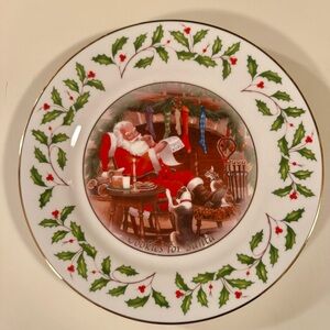 Lenox “Cookies for Santa” plate.